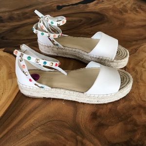 Marc Fisher Vajen espadrilles NWOT 8.5